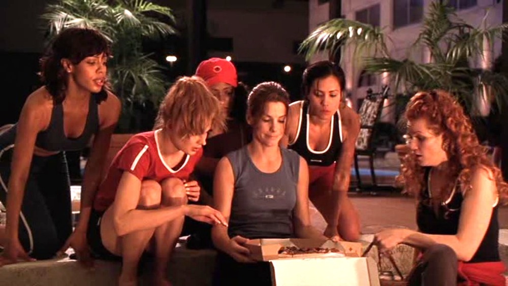 Sandra Bullock shares a pizza in Miss Congeniality 