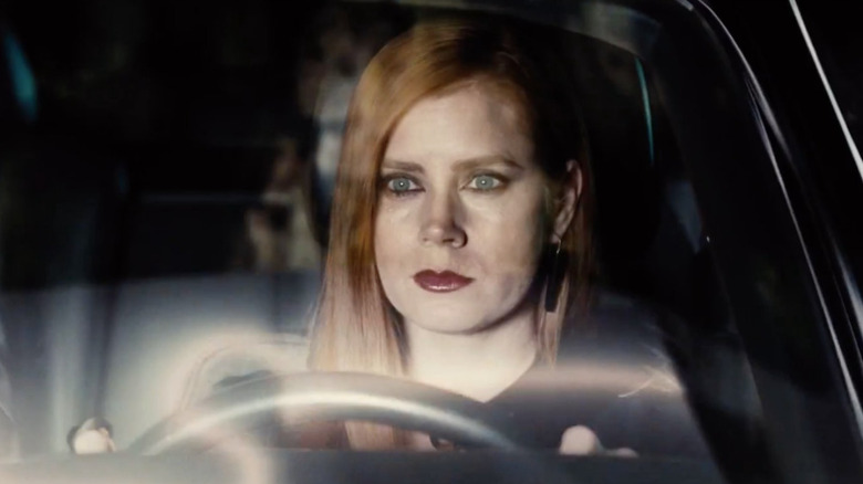 Amy Adams drives car