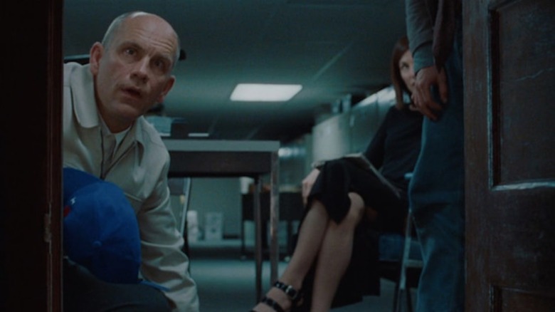 John Malkovich looks into tunnel