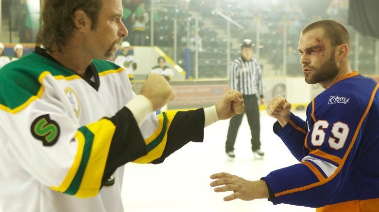 Goon hockey fight