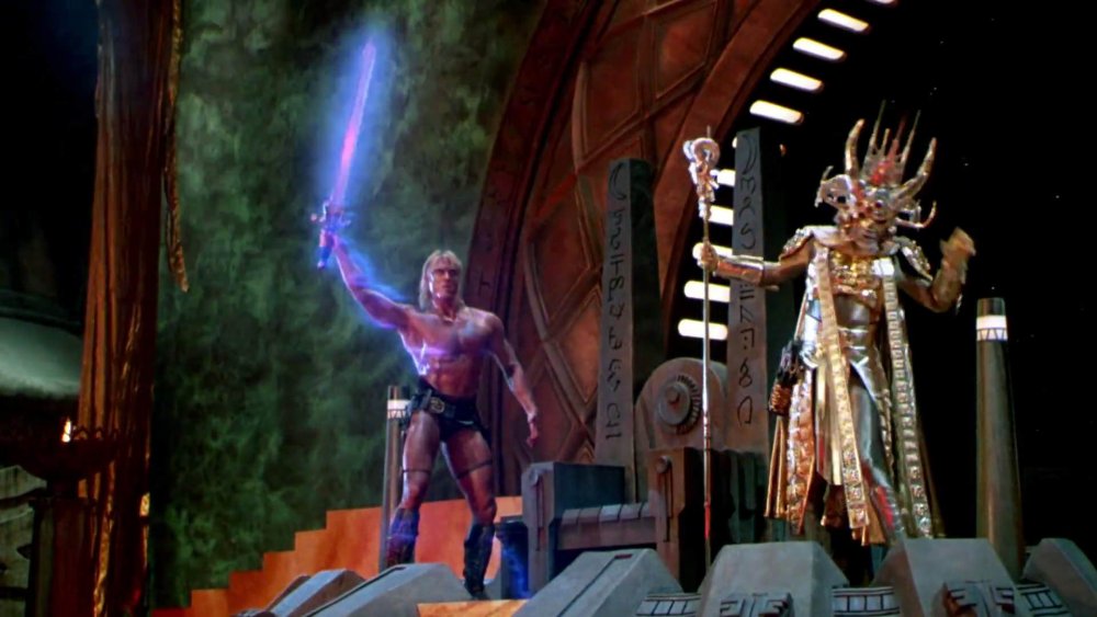 Dolph Lundgren as He-Man and Frank Langella as Skeletor in "Masters of the Universe"