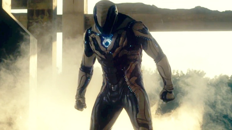 Max Steel's outfit in rubble