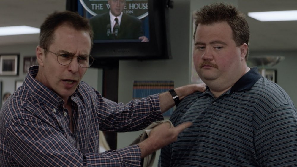 Sam Rockwell and Paul Walter Hauser in Richard Jewell