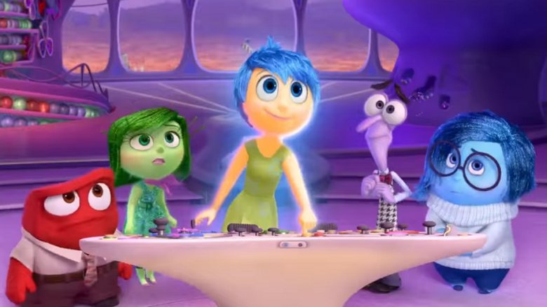 Anger, Disgust, Joy, Fear and Sadness in Inside Out