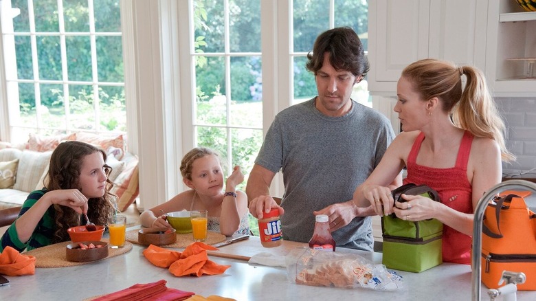 Pete with Debbie and their kids