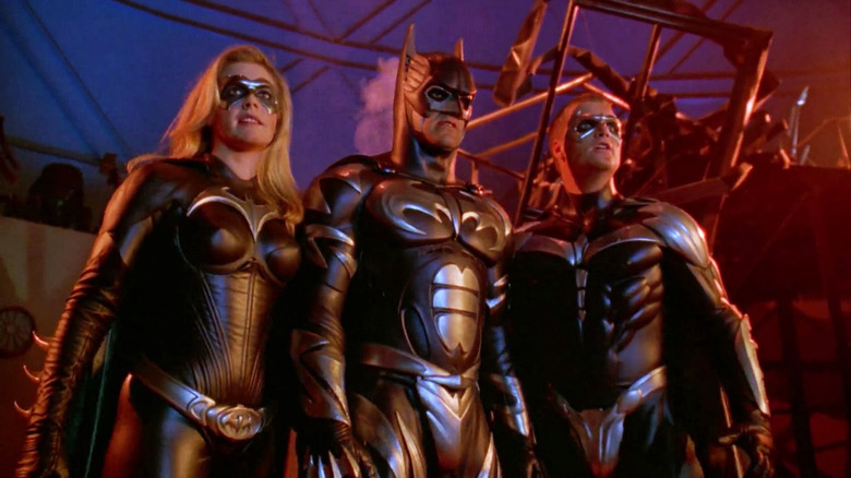 Batman, Robin, and Batgirl