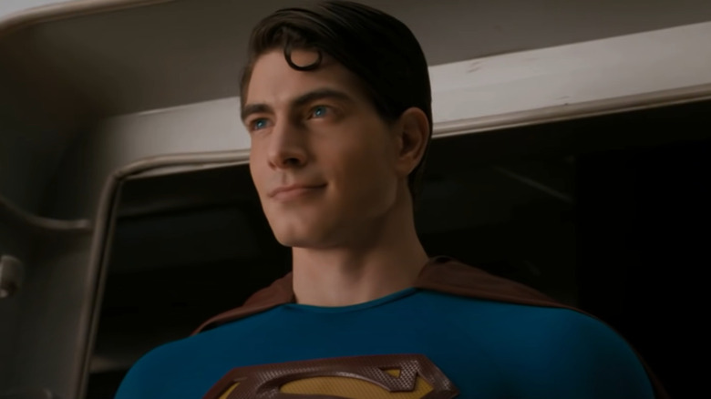 Superman smiling