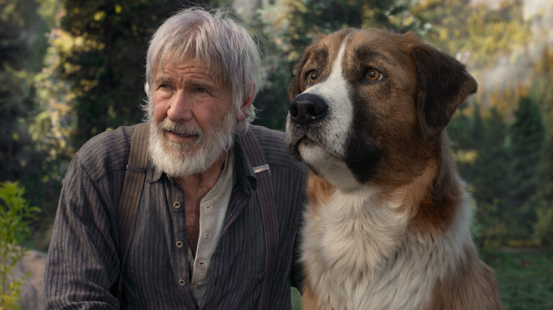 Harrison Ford with dog