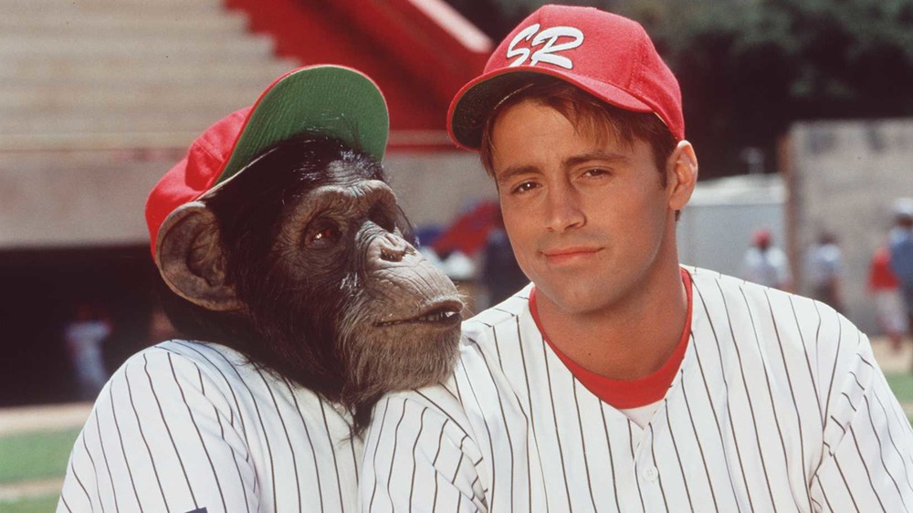 Matt LeBlanc and a chimpanzee in Ed