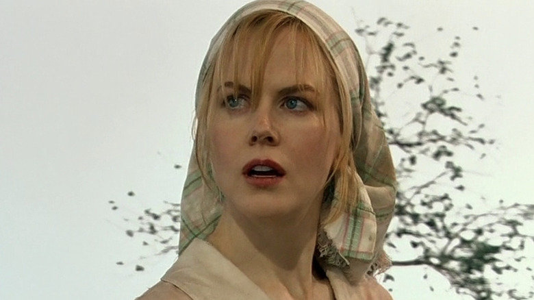 Nicole Kidman looks up