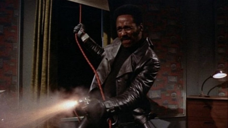 Shaft fires a gun