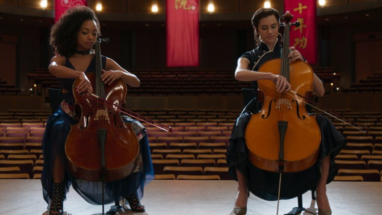 Allison Williams and Logan Browning in The Perfection