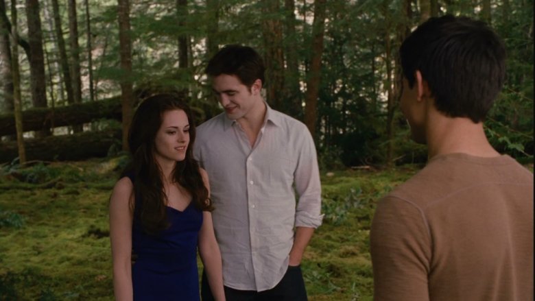 Robert Pattinson and Kristen Stewart in Twilight Breaking Dawn - Part 2