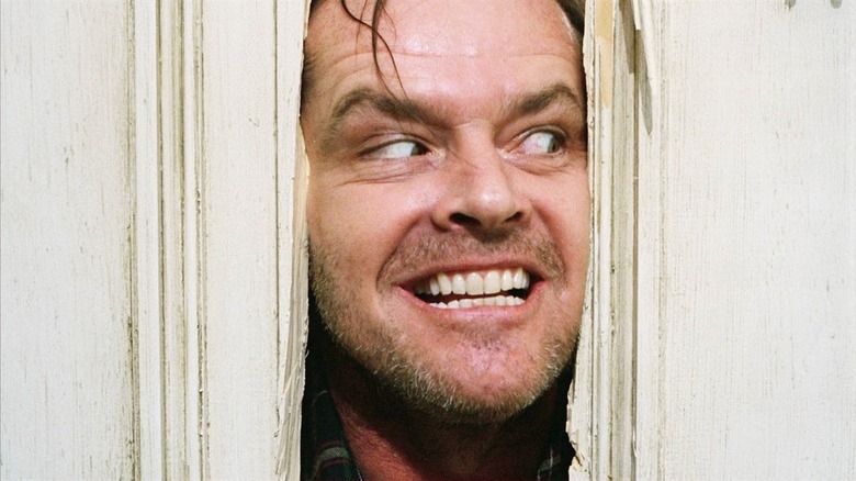 Jack Nicholson pushes head through split door