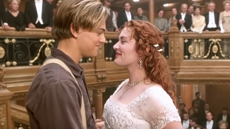 Kate Winslet and Leo DiCaprio in Titanic