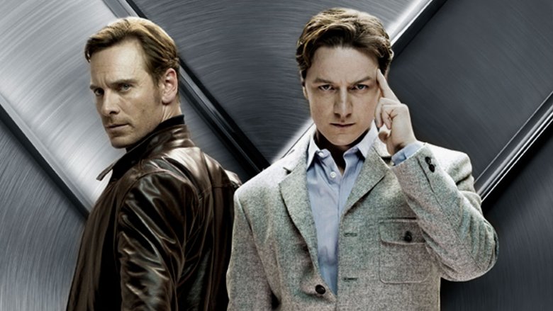 Michael Fassbender and James McAvoy in X-Men