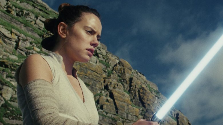 Daisy Ridley in Star Wars: The Last Jedi