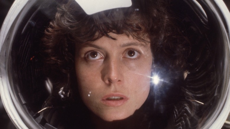 Ripley in space helmet