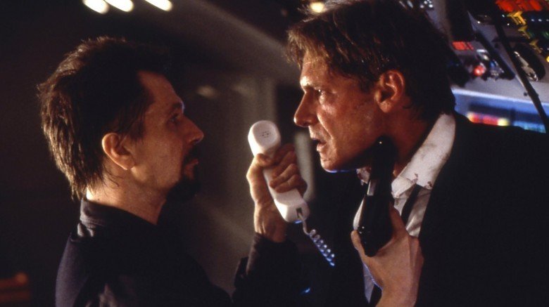 Harrison Ford and Gary Oldman  in AIr Force One