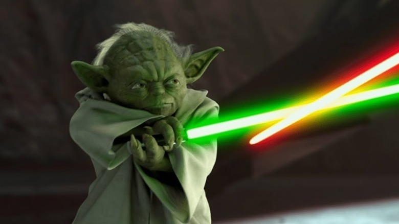 Yoda battles Count Dooku