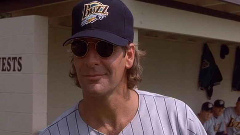 Scott Bakula in the dugout