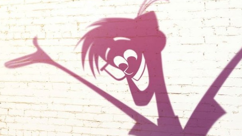 A shadow on the wall in poster art for "Me and My Shadow"