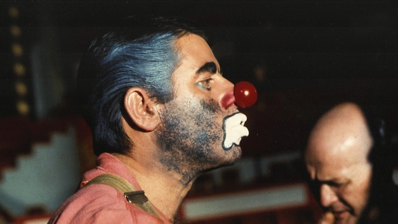 The clown faces horror in "The Day the Clown Cried" (1972)