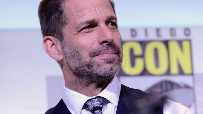 Zack Snyder smiling