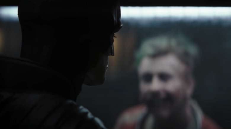 Batman confronting the Joker