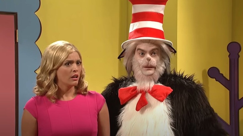 Strong and Hader in a Cat in the Hat sketch