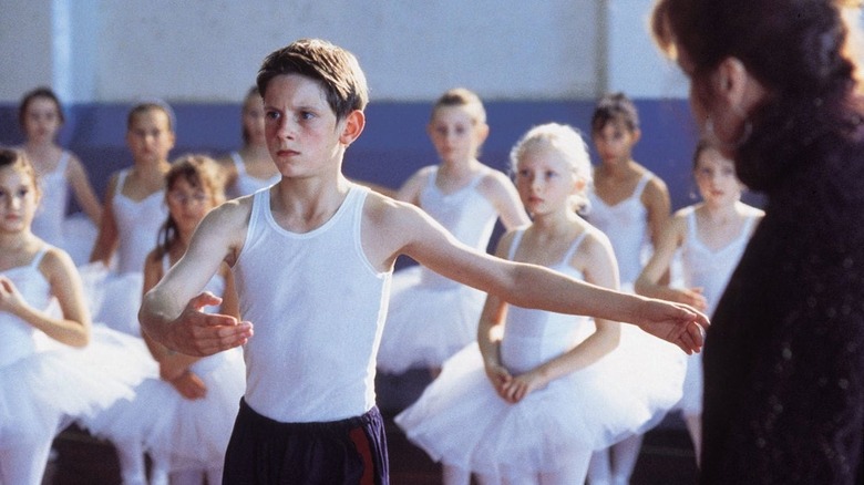 Billy Elliot practicing ballet