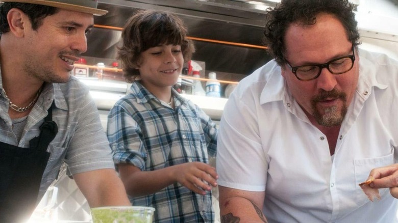 Carl, Martin, and Percy in food truck