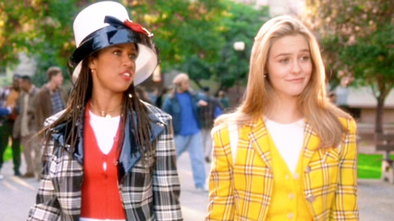 Cher and Dionne outside