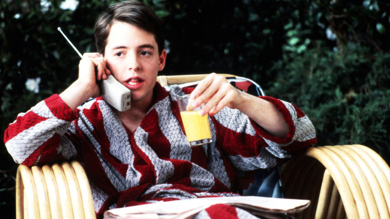 Ferris Bueller on phone