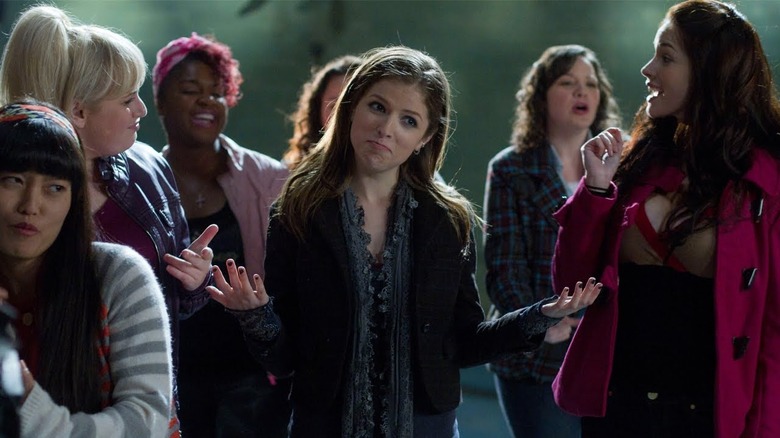 Beca leading the Barden Bellas