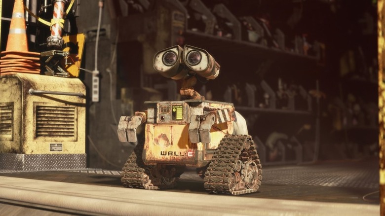 WALL-E looking up