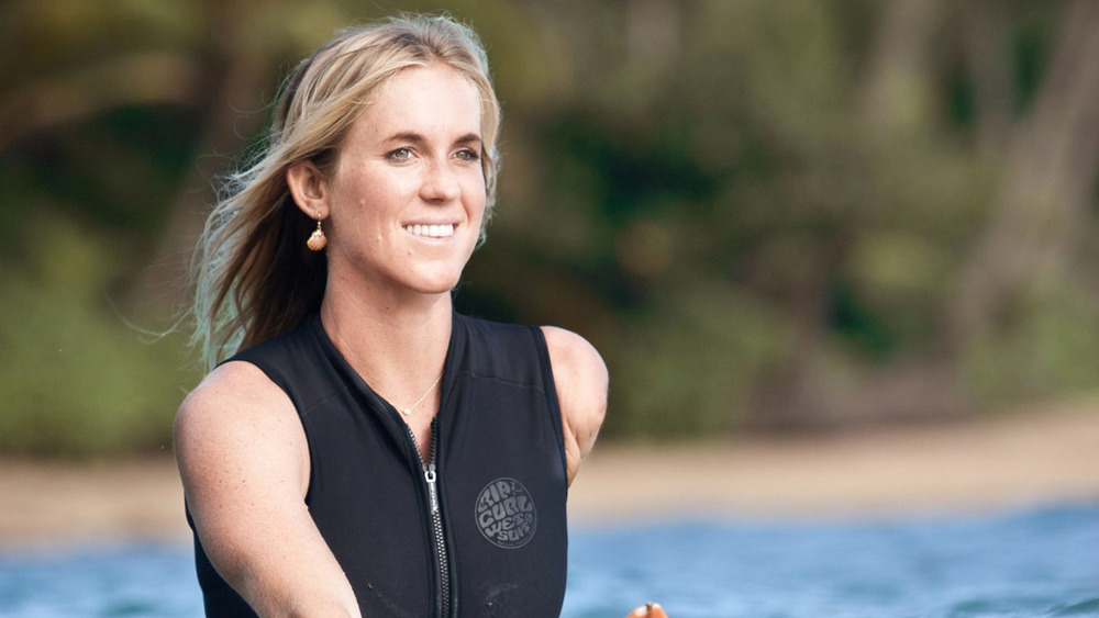 Bethany Hamilton overcomes adversity in the documentary Unstoppable