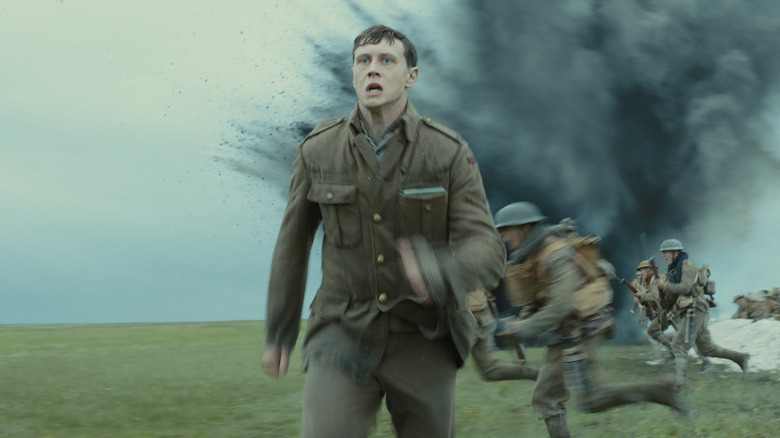 Schofield running in battle