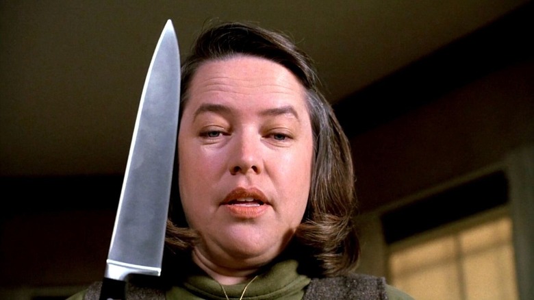 Kathy Bates holding knife