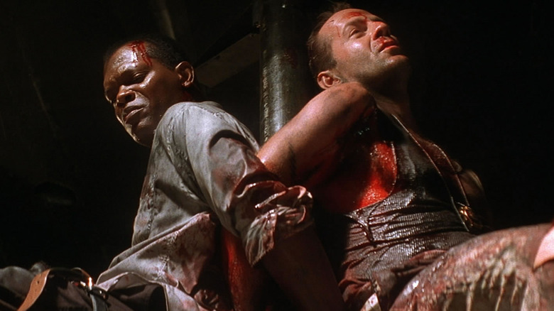 Bruce Willis and Samuel L. Jackson in Die Hard with a Vengeance