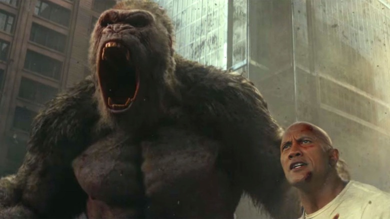 Dwayne Johnson in Rampage