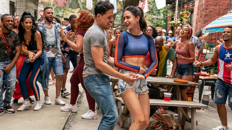 A dance sequence from "In the Heights" (2021)