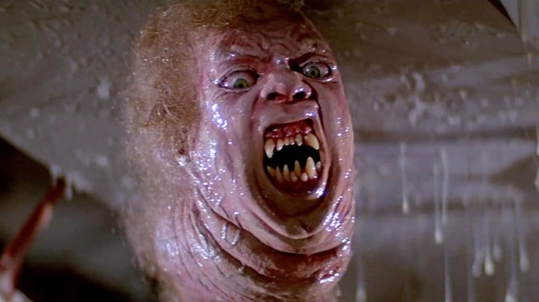 The alien bares its teeth in 1982's The Thing