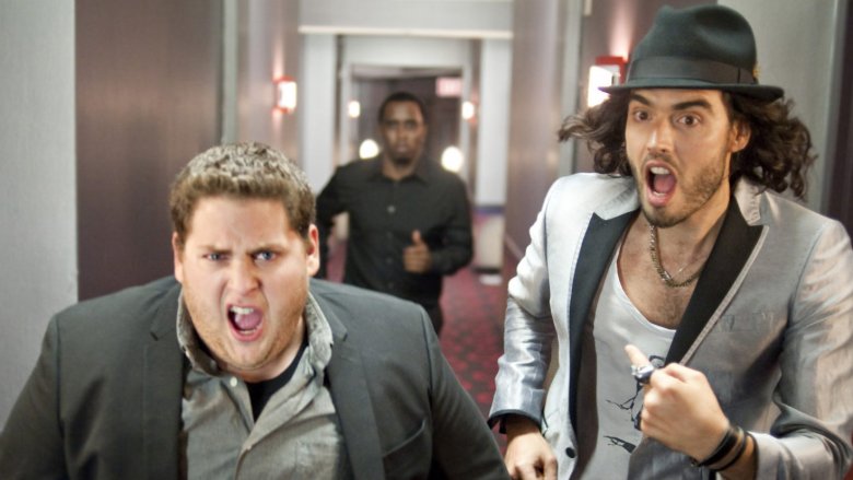 Jonah Hill, Sean Combs, and Russell Brand in Get Him to the Greek