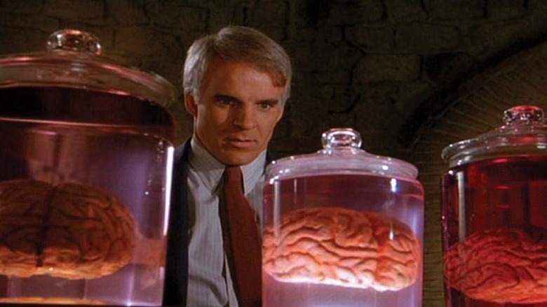 Dr. Hfuhruhurr stares at brains