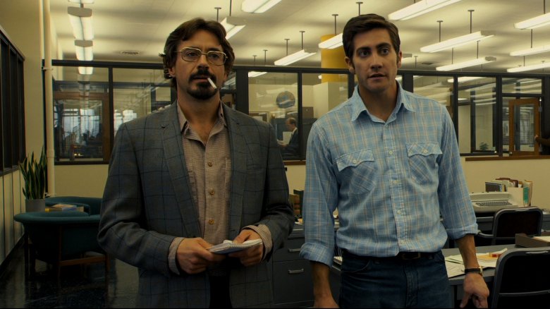 Jake Gyllenhaal and Robert Downey Jr. in Zodiac