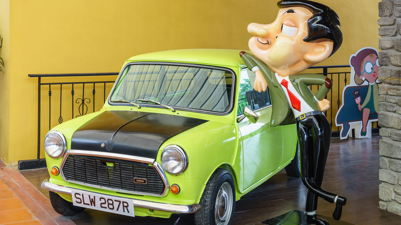 Mr. Bean's car on display