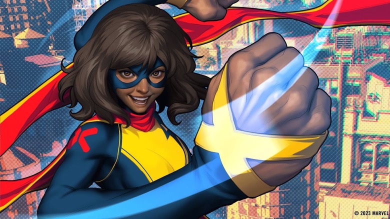 Ms. Marvel in her X-Men costume