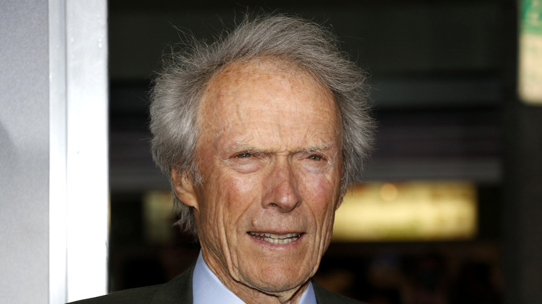 Clint Eastwood smiling