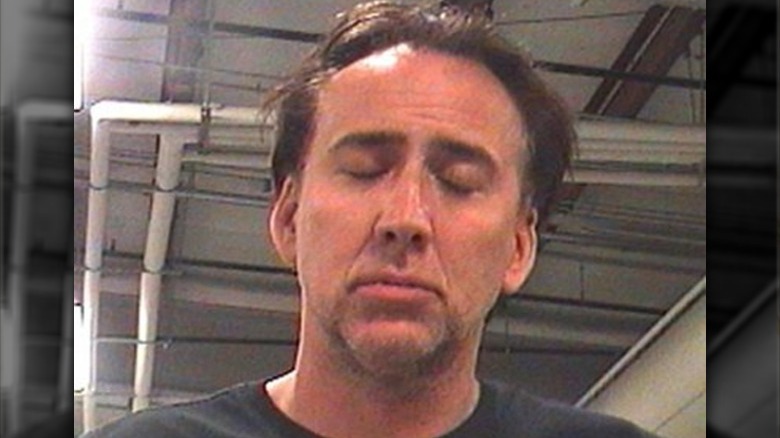 Nicolas Cage's 2011 mugshot.